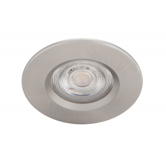 Pacote 3 LED Downlight Philips "Dive" Circular 5,5W 350Lm Banhado A Níquel 2700K Ip65 [Ph-929002374122]