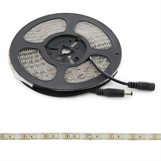 Faixa de 600 LEDs 48W 2256Lm CRI85 2700ºK SMD3528 12VDC IP65 x5M 40.000H [PL219006WW]-Branco Quente