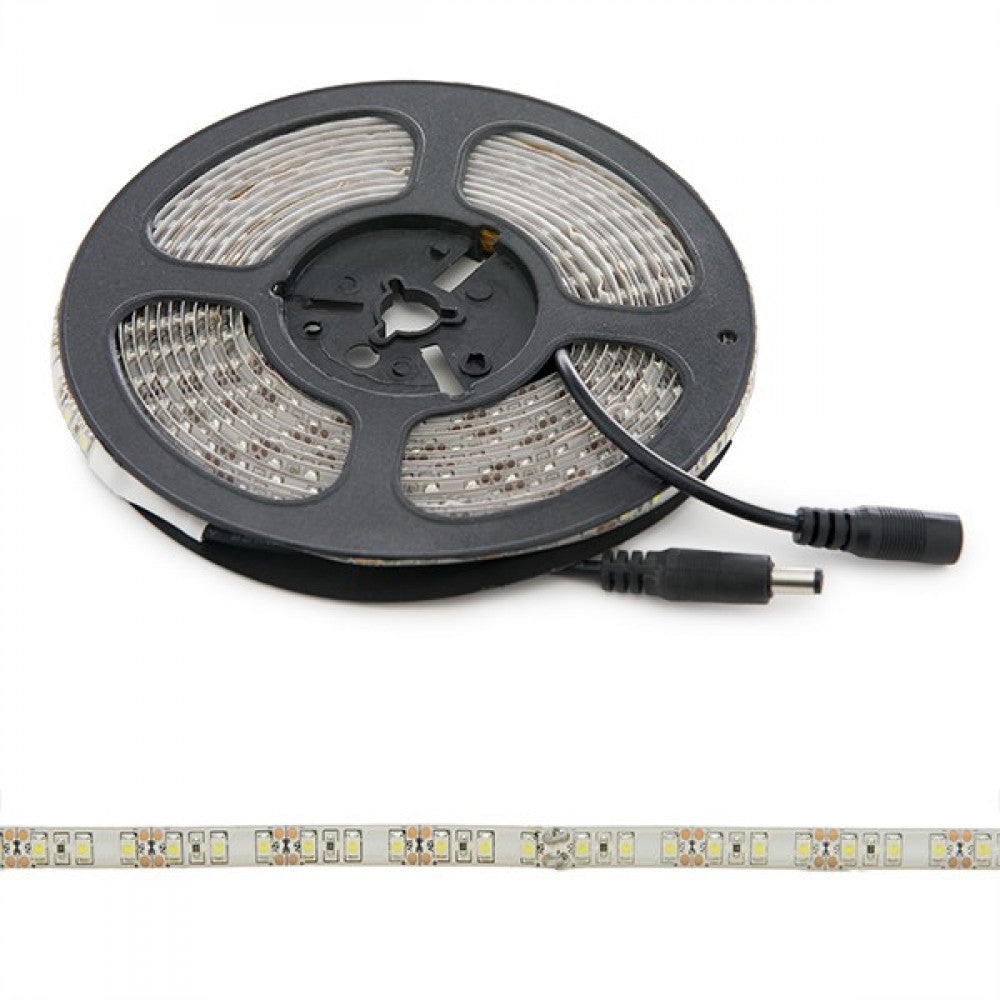 Faixa de 600 LEDs 48W 2.400Lm SMD3528 12VDC IP65 x5M 40.000H [PL219006R]-Vermelho