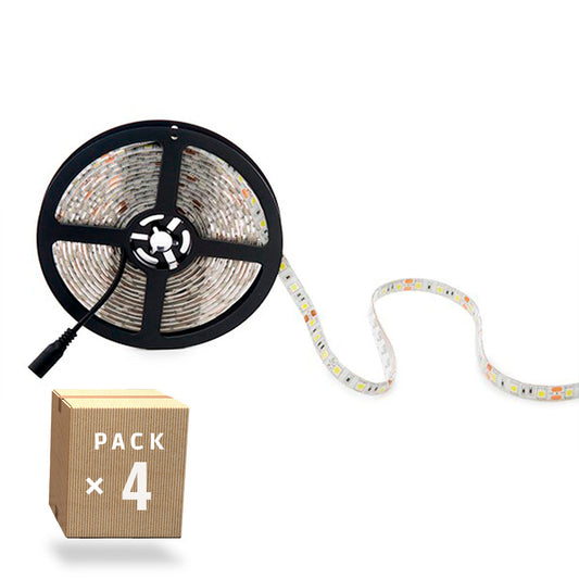Pack 4 Tiras LED 72W 4200Lm 4200ºK 300