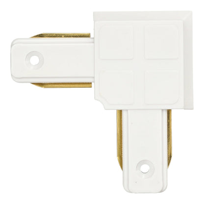 União Curva para Calha de Pista LED Branco Conector em L