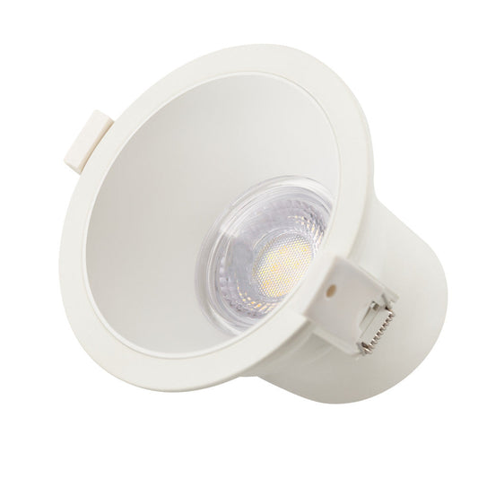 Foco Downlight LED Embutido 8W 750Lm CCT 3000-6500ºK Regulável 60º IP44 [SE-SCL309-8W-W-CCT]