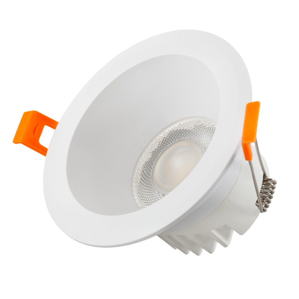 Foco Downlight LED embutido 8W 720Lm CCT 3000-6500ºK Regulável 60º IP44 sem cintilação [SE-SCL319-8W-CCT]