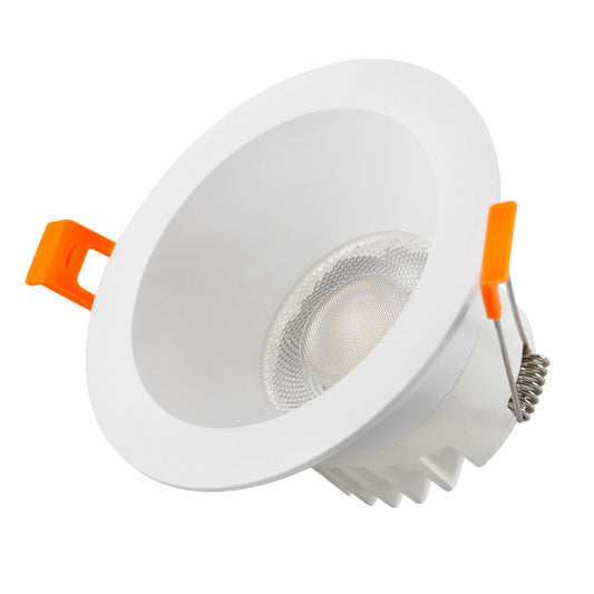 Foco Downlight LED embutido 8W 720Lm CCT 3000-6500ºK Regulável 60º IP44 sem cintilação [SE-SCL319-8W-CCT]