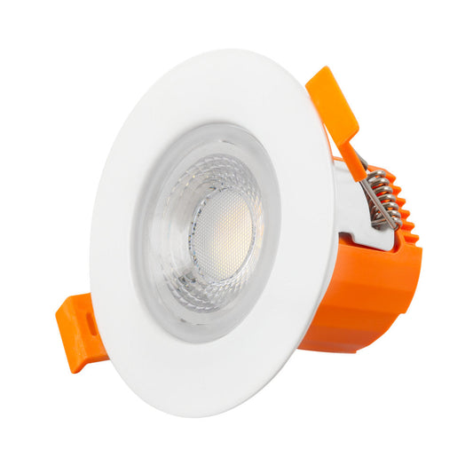 Foco embutido LED Downlight 6W 600Lm CCT 3000-6500ºK Regulável IP65 60º Retardante de fogo [SE-SCL331-6W-CCT]