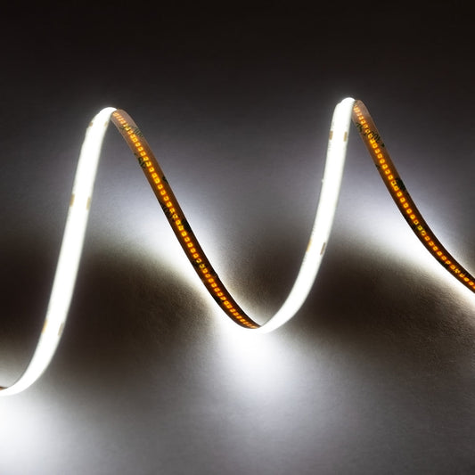 Fita LED COB 5M 12W/M 960Lm/M 2700ºK IP20 24VDC [SKY-FSLCOB-320L-8mm-WW]