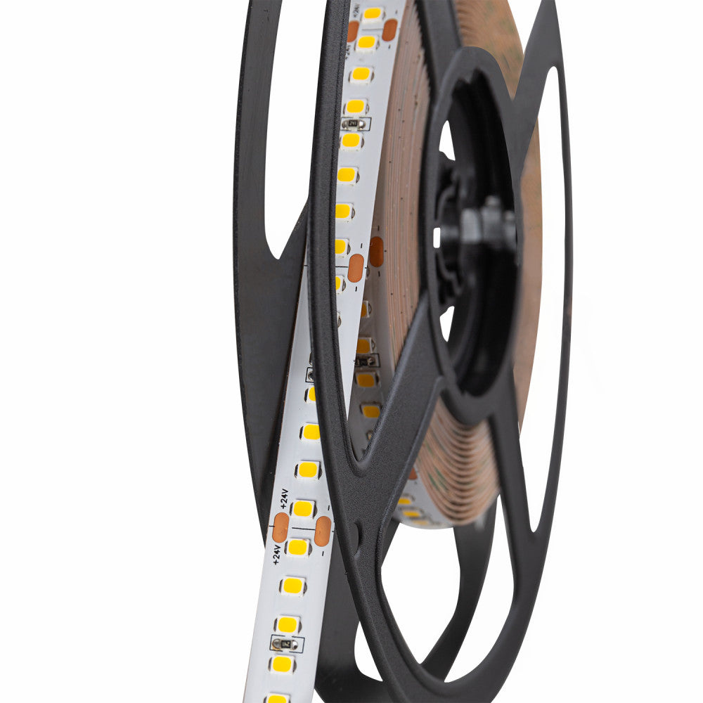 Fita LED SMD 2835 5M 12W/M 1920Lm/M 2700ºK IP20 24VDC [SKY-HFSL2835-168-24V-WW]