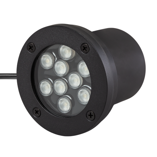Foco LED Embutido 9W 810Lm Ø90mm 85-265VAC IP67 60º 2700ºK [SL-JGD02-9W-WW]
