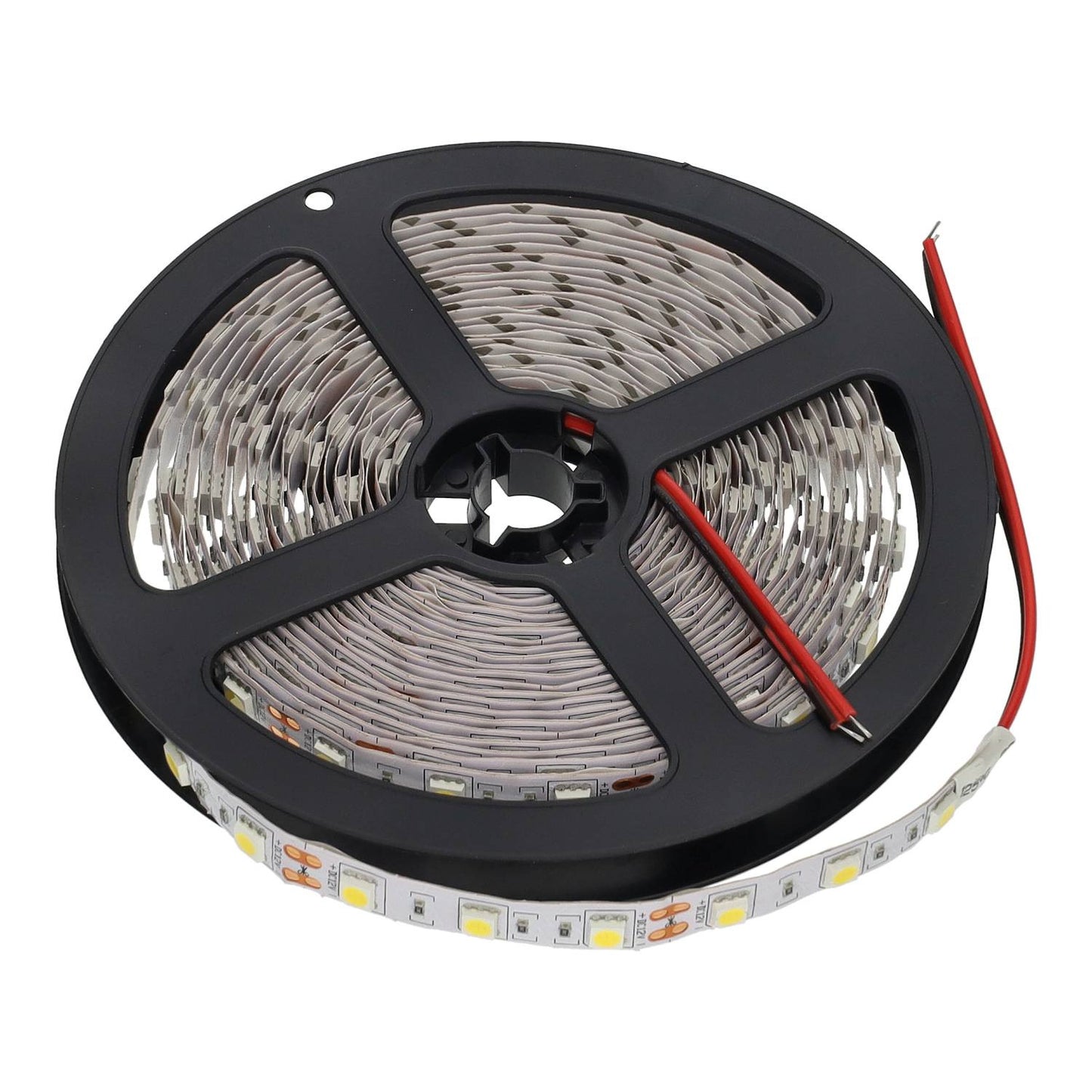 Fita LED 12V 5m 14.4W m IP20 Interior SMD5050 Dimável