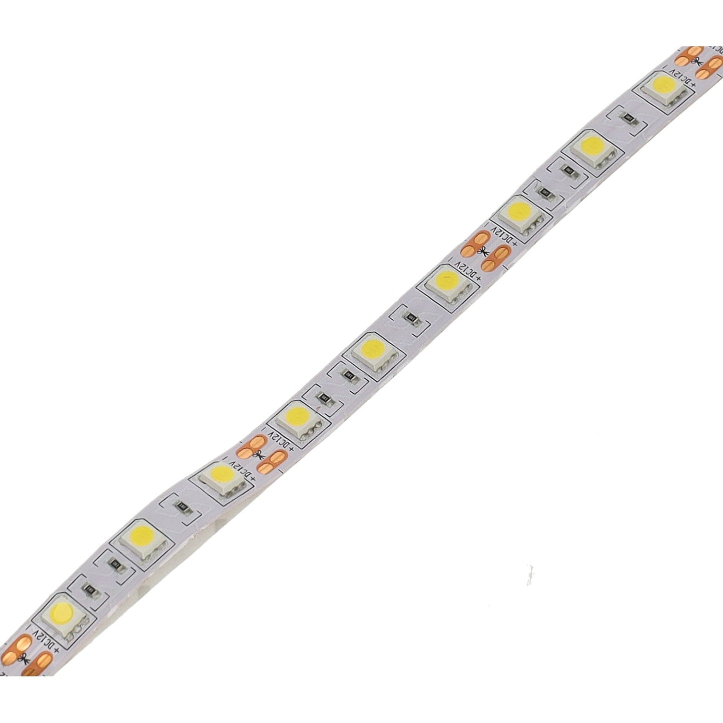 Fita LED 12V 5m 14.4W m IP20 Interior SMD5050 Dimável
