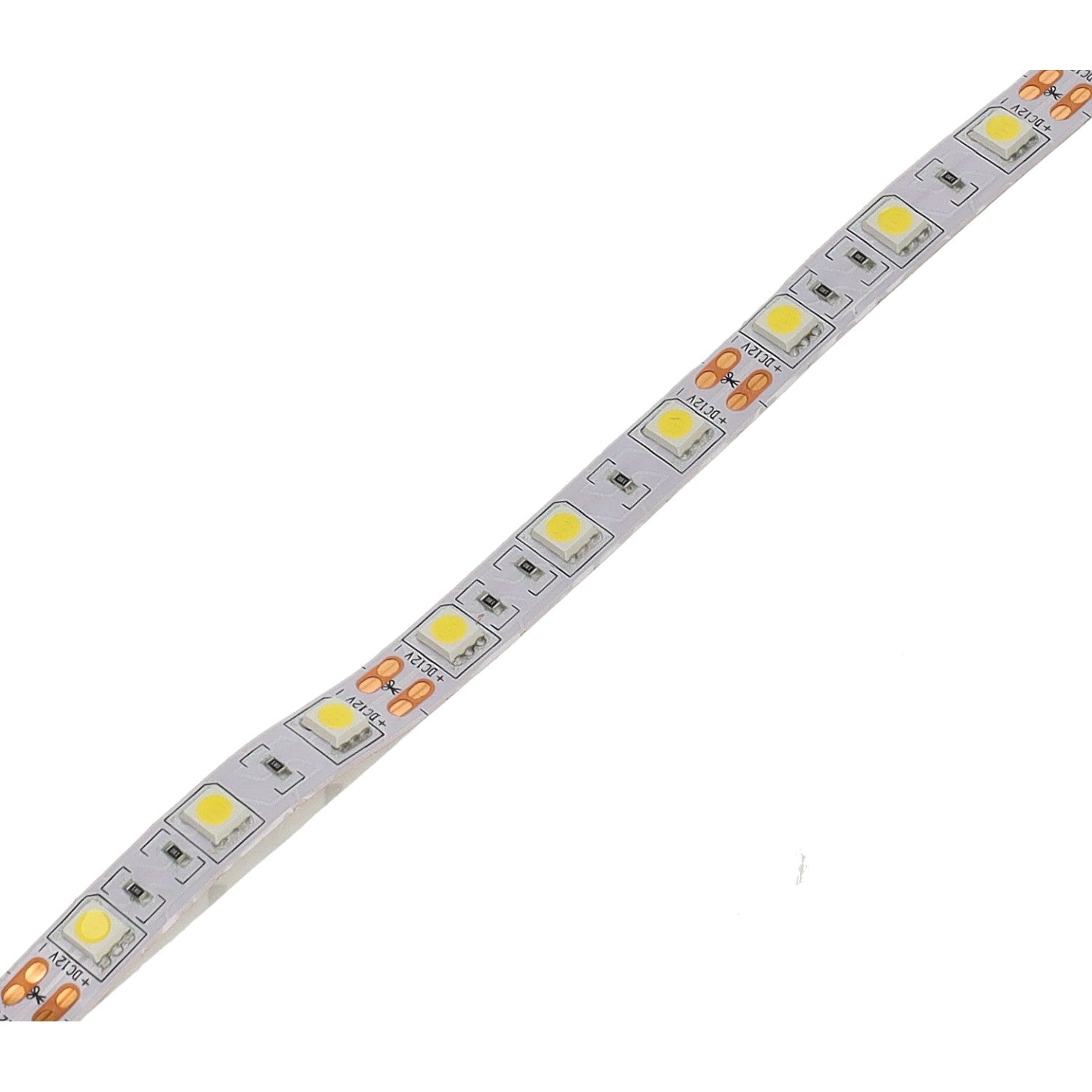 Fita LED 12V 5m 14.4W m IP20 Interior SMD5050 Dimável