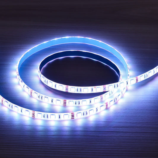 Fita LED RGB 12V 5m 14.4W m IP65 Impermeável SMD5050
