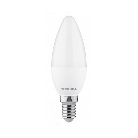 Lâmpada LED TOSHIBA E14 C37 5W 470Lm branco quente regulável [TO-DELS-CD3400514DE51]