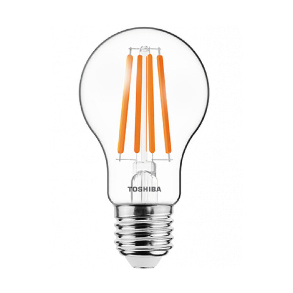 Lâmpada LED TOSHIBA E27 A60 10,5W 1521Lm Branco Quente [TO-DELS-FBW410E27AD11]