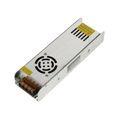Transformador LED 360W 12V – Fonte de Alimentação com Ventoinha Fita LED