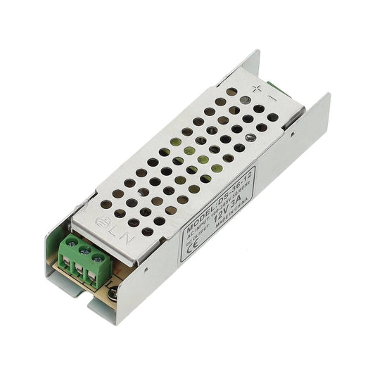 Transformador LED 36W 12V Fonte de Alimentação para Fitas LED