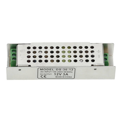 Transformador LED 36W 12V Fonte de Alimentação para Fitas LED