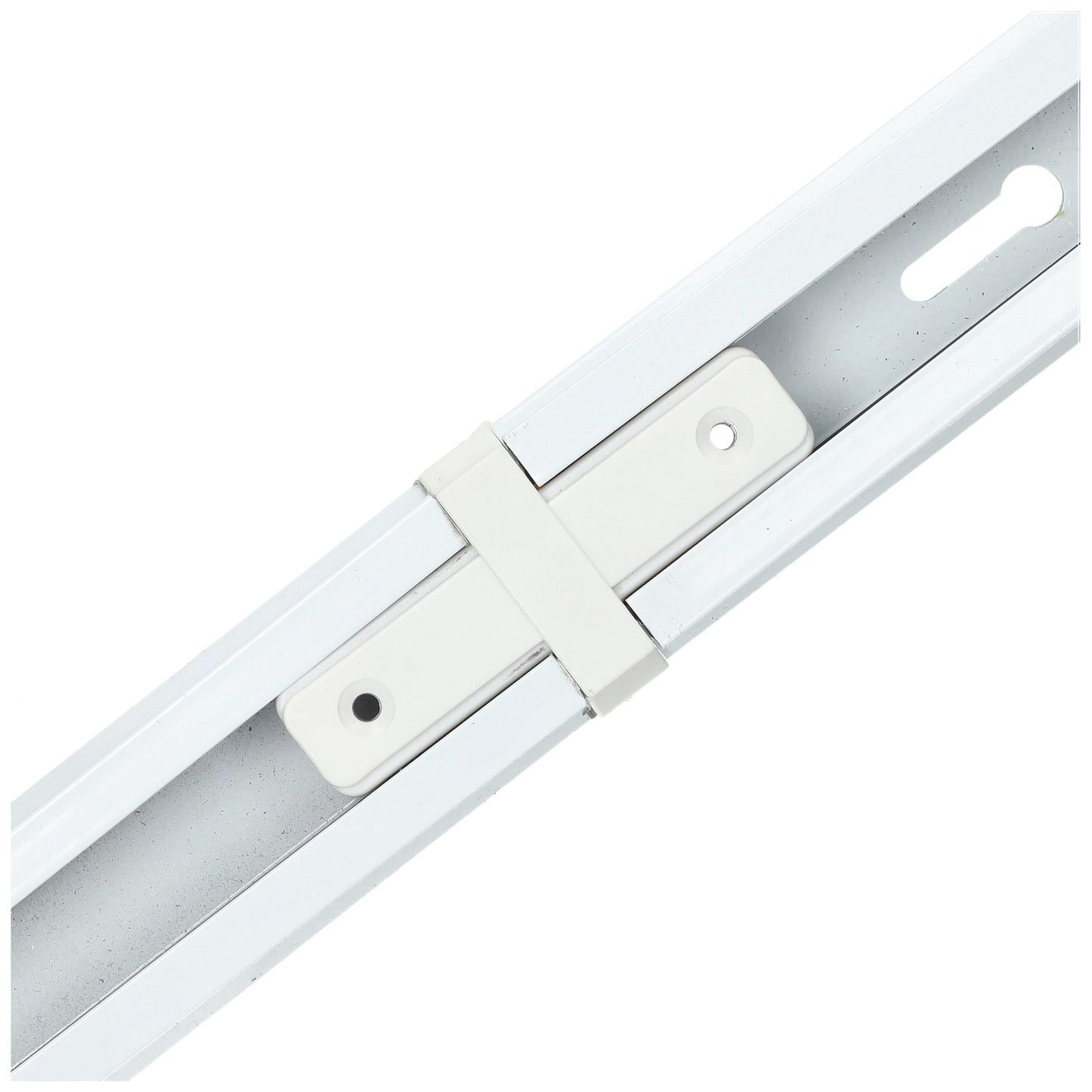 União Uivou Reta para Calha de Pista LED Branco Conector de Trilho