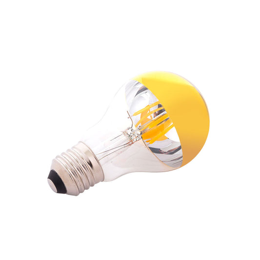 Lâmpada LED E27 4W 273Lm 2000ºK Filamento A6 Refletor Ouro 40.000H [WR-A60-GOLDEN-4W-WW]