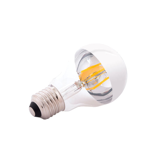 Lâmpada LED E27 4W 273Lm 2000ºK Filamento A6 Prata Refletor 40.000H [WR-A60-SILVER-4W-WW]