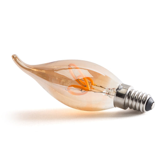 Lâmpada LED E14 4W 380Lm 2000ºK Filamento 40.000H [WR-C35T-4W-R]