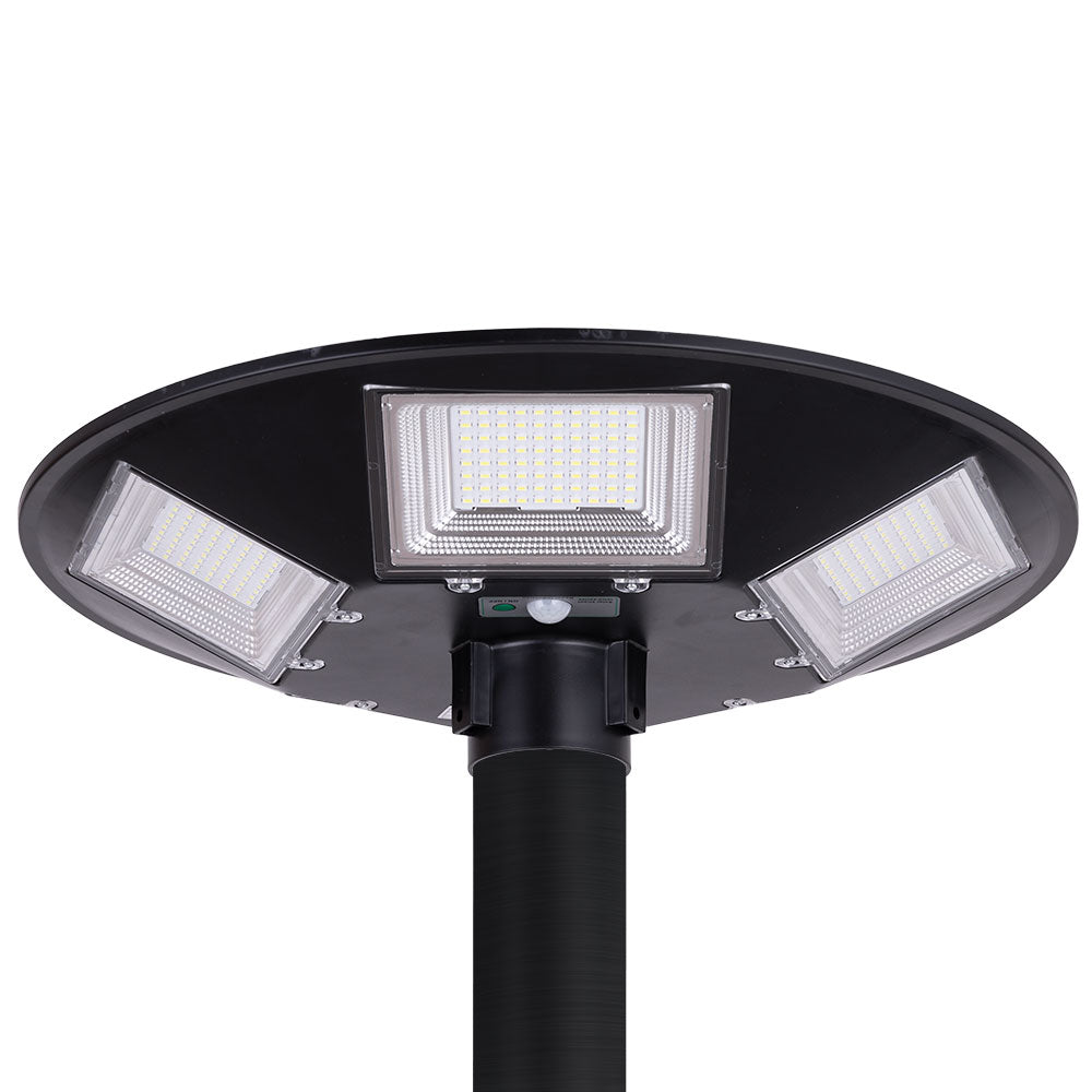 Luz Solar LED 250W 6000ºK IP67 Painel: 6V 18W Bateria: 3.2V 15000MaH