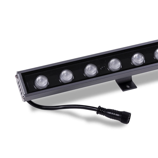 Projetor Wall Washer LED 24W 1.555,2Lm 3000ºK IP67 RGB 24VDC 30.000H [WR-WWDMX24W]